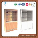 Wall Display Cabinet with Storage & Lock