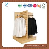 Slatwall Gondola 4 Way Display for Retail Stores, Hospitals