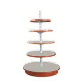 Grocery Store Drink Display Rack Circular Shelf