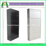 Black/White Color Mirrored Shoe Cabinet