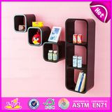 2015 Factory Price Square Style MDF Cube Shelf, Low Price Wall Decoration Wooden Cube Shelf, Decorative Wall MDF Shelving W08c099b