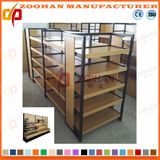 New Customized Supermarket Retail Display Wooden Shelf (Zhs257)