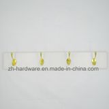 High-Grade Beautiful Clothes Hook Wooden & Metal Board Hook (ZH-7018)