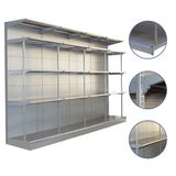 Deluxe Plain Back Panel Standard Supermarket Shelving by Manufacturer