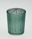 2015 New Design Glass Candle Holder for Christmas