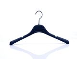 High-Grade Wide Shoulder Rubber Coated Plastic Hanger for Sale