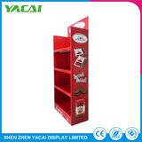Floor Paper Cardboard Exhibition Stands Retail Products Display Rack
