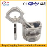 3D Die Cast Zinc Alloy Metal Key Chain with Holder