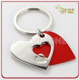 Creative Design Heart Enamel Charm Metal Keyholder