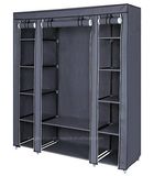 Modern Simple Wardrobe Household Fabric Folding Cloth Ward Storage Assembly King Size Reinforcement Combination Simple Wardrobe (FW-36)