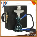 Glass Smoking Pipe Bottle Shisha Set with Bowl Tweezer Hookah