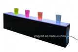 Black Acrylic LED Lighted Liquor Bottle Display Shelf