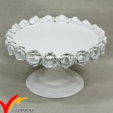 Wholesale Vintage French Antique Metal Iron Wedding Cake Stand Iron with Roses