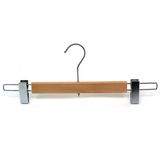 High Load Bearing Adjustable Wooden Bottom Clips Hanger