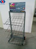 4 Layers Floor-Type Customized Metal Display Rack for Automobile Muffler