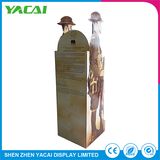 Recycled Folded Security Stand Floor Display Rack for Supermarkets