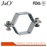 Stainless Steel Sanitary Hexagon Pipe Fitting Pipe Support Pipe Holder Without Base