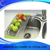Fashion Stainless Steel Roll Draining Rack Kitchen Shelves