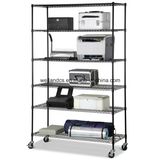 Wholesale Price 6 Shelf Adjustable Steel Wire Metal Shelving Rack Kit for Commercial Used