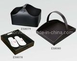 Hotel Classic Popular PU Leather Shoe Storage