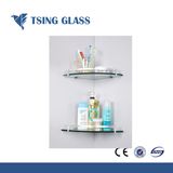 6/8/10/12mm Flat Tempered Acid Etched Reflective Glass Shelf