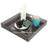 2018 Spill-Proof Acrylic Party Serving Tray with Handles