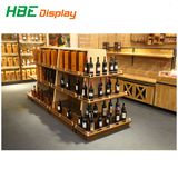 Stylish Customized Wood and Metal Wine Rack