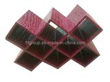 Customized Fashionable Unique Design Leather Wine Rack (FG8018)