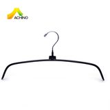 Achino Black Vinyl Coated Non Slip Single Wire Coat Hanger for Store Display