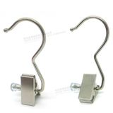 85cm Mini Clip Shiny Metal Shoes Hangers, Metal Clips Hanger for Boots