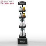 Floor Metal Shampoo Liquid Body Wash Display Rack
