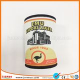 Red Promotional Custom Printed Beer Glass Cooler