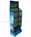 4 Layers Floor-Type Metal Cosmetics Display Stand Display Rack