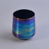 Luxury Decorative Ion Plating Glass Candle Holder