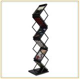 A4 Brochure Holder Collapsible Magazine Rack