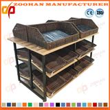 Oil Painted Surface Wooden Fruit and Vegetable Display Rack (Zhv64)