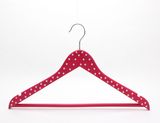 Peach Color Wood Polka Dots Hanger