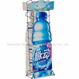 Carefully Designed Customizable Energy Drink Metal Wire Shelf Functional Beverage Display Rack