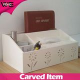 Beautiful Carved Plastic Shelf Storage Waterproof Small Bookshelf