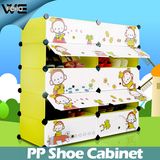 Kids Furniture Lovely Shoe Storage Box Waterproof Shoe Rack