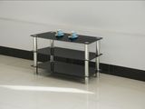 Modern Tempered Glass TV Stand/TV Cabinet (TV002)