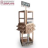 POS Custom-Made Map Display Rack Made From Wood