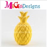 Ceramic Children Gifts Yellow Pineapple Shaped Money Bank