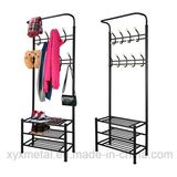 Metal Shoe Rack Bag Clothes Garment Stand Coat Rack