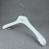 Boutique Garment Brand Wooden Hanger with Bottom Metal Hook