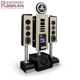 Creative New Style Car Audio Display Stand Bluetooth Speaker Holder Rack Speaker Cabinet Sound Box