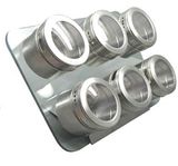 Stainles Steel Magnetic Spice Rack (CL1Z-J0604-6F)