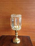 Metal Candle Holders with Crystal Beads (CA-083)