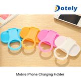 Foldable Cell Phone Charging Rack Holder Wall Charger Adapter Hanger Shelf