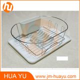 Plastic Tray Chrome Plated Wire Dish Rack